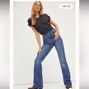 Free People French Girl Flare Jeans